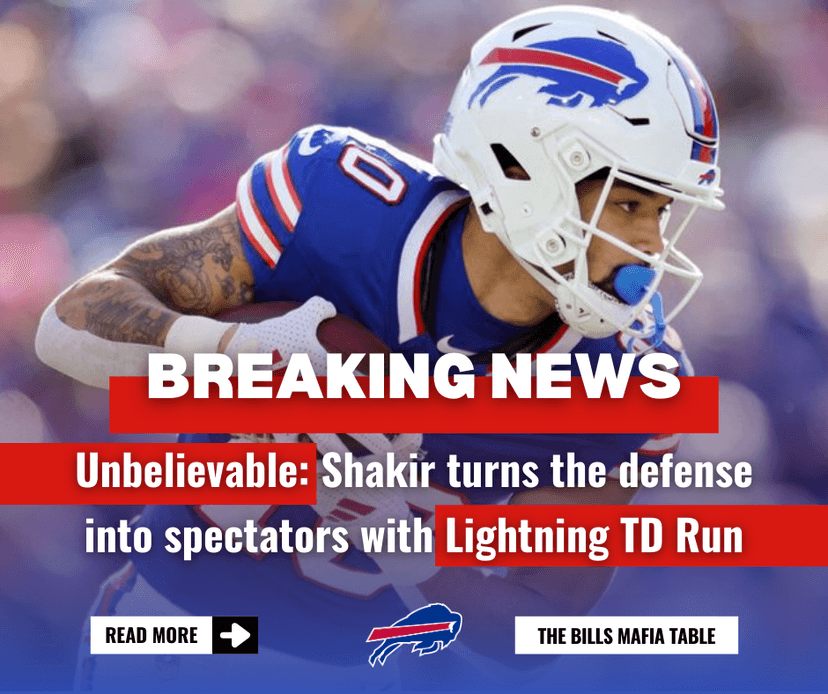 Shakir Turns the Defense Into Spectators With Lightning TD Run
