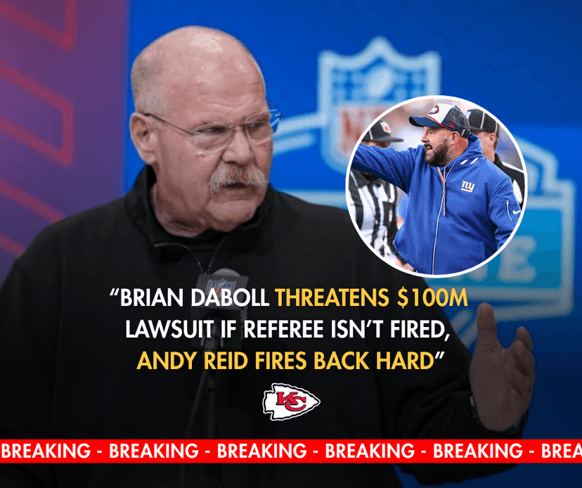 NFL Shockwave: Brian Daboll Threatens $100M Lawsuit If Referee Isn’t Fired, Andy Reid Fires Back Hard!