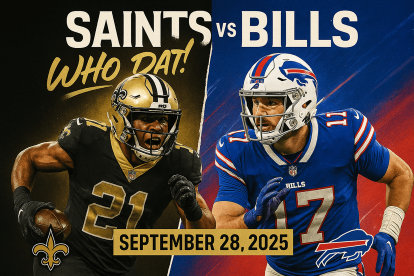 “No Mercy in Orchard Park: Bills vs. Saints Set for NFL’s Next Explosive Showdown”