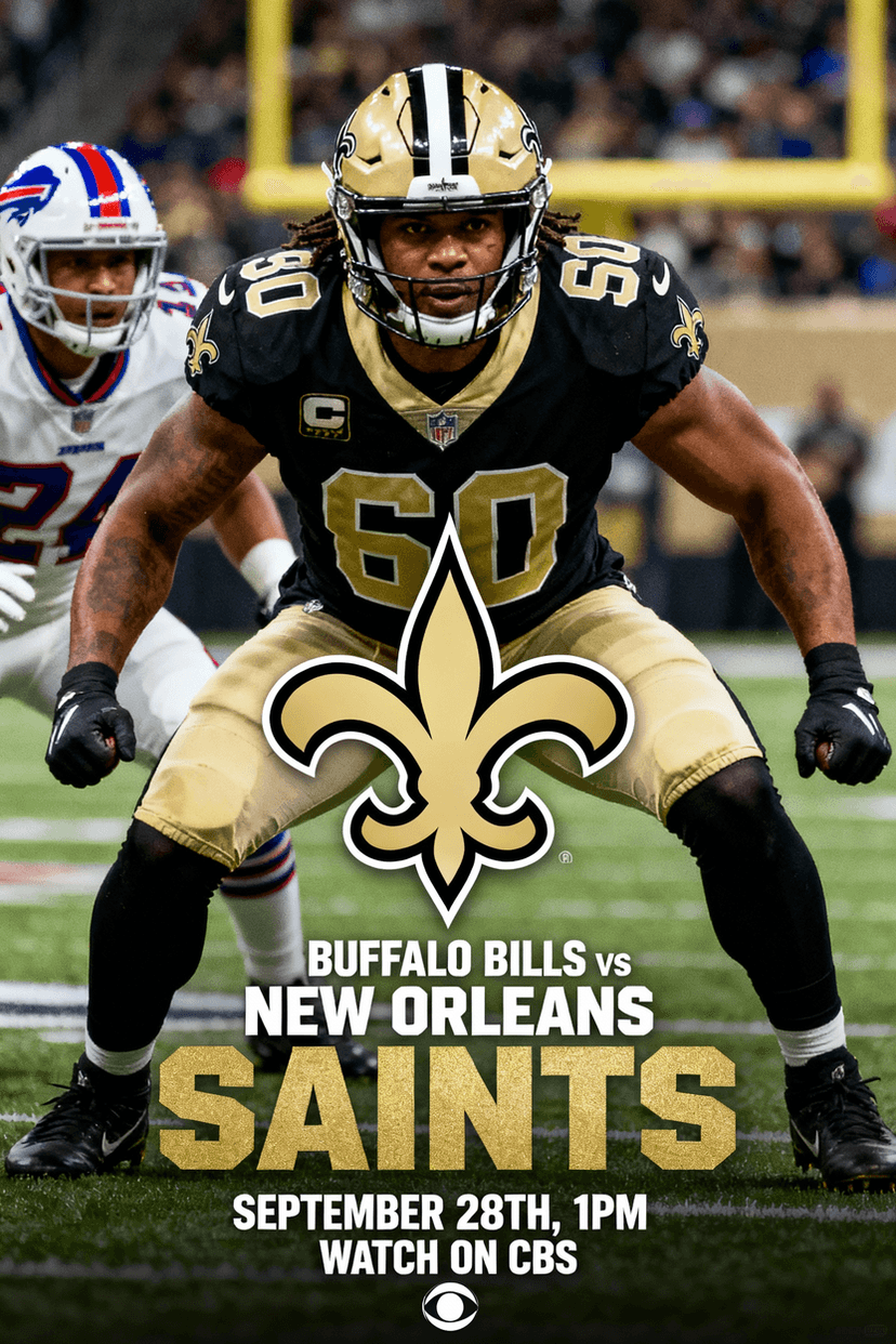New Orleans Saints vs Buffalo Bills: Fireworks Await on September 28th