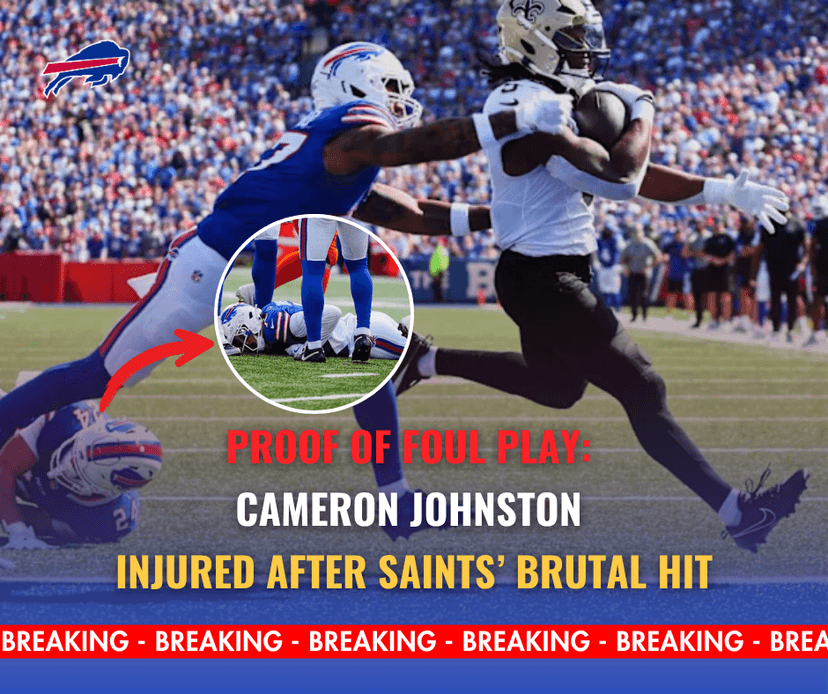 Proof That Punter Cameron Johnston Suffered Injury After Dirty Play by New Orleans Saints