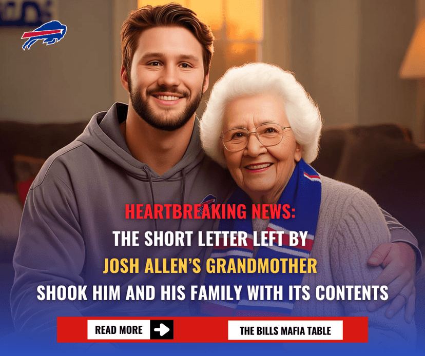 Heartbreaking Revelation: Josh Allen Opens Up About the Loss of His Beloved Grandmother