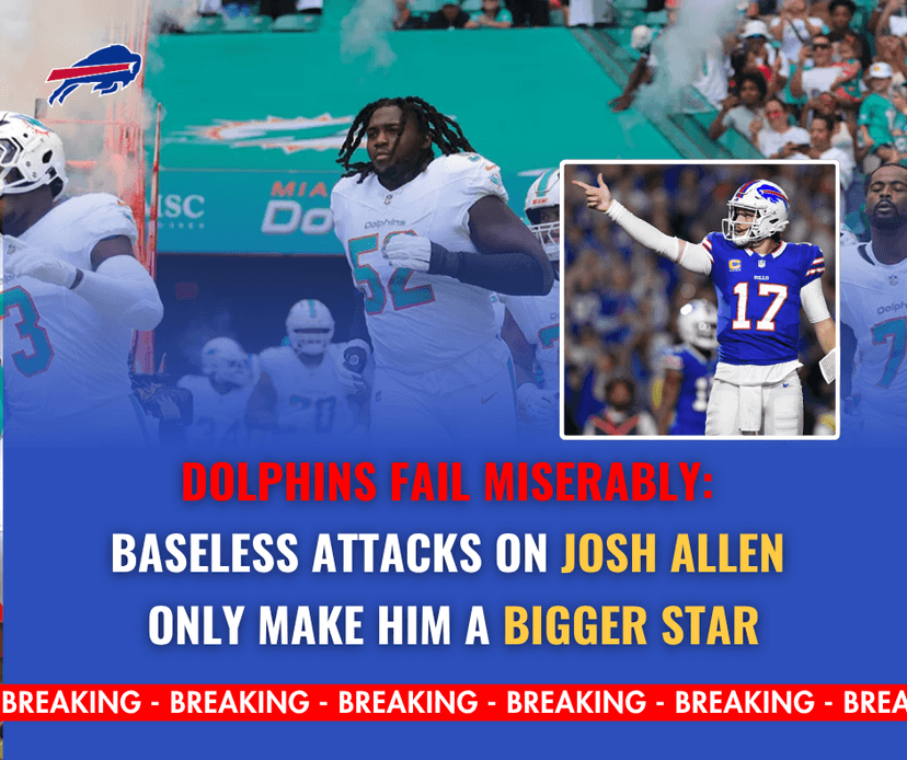 Dolphins’ Baseless Accusations Backfire: Josh Allen’s Image Shines Brighter Than Ever
