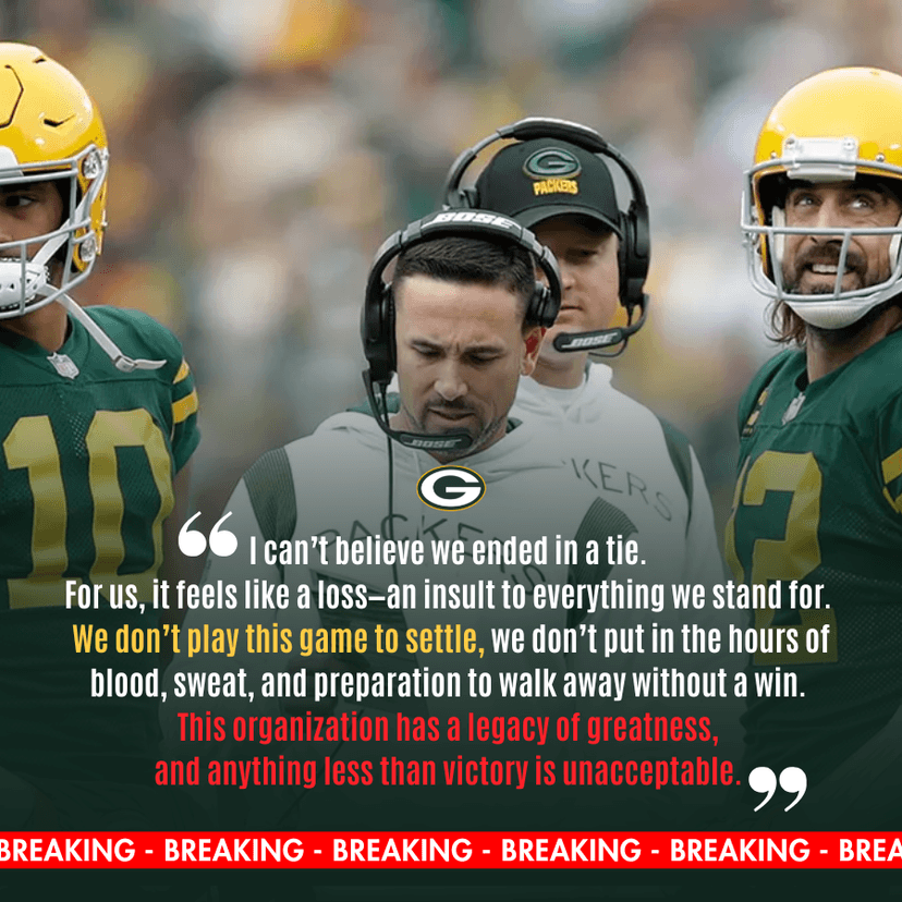 Coach’s Fury: Packers’ 40–40 Tie Against Cowboys Is Nothing but a Failure