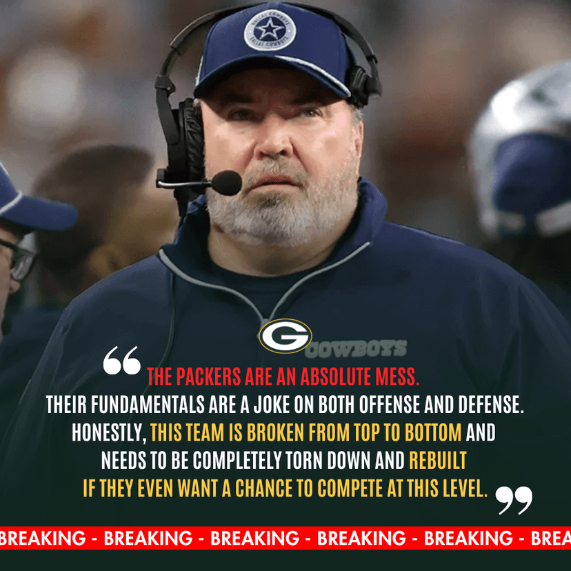 Cowboys Coach Slams Packers: “They’re Weak and Need a Complete Rebuild”