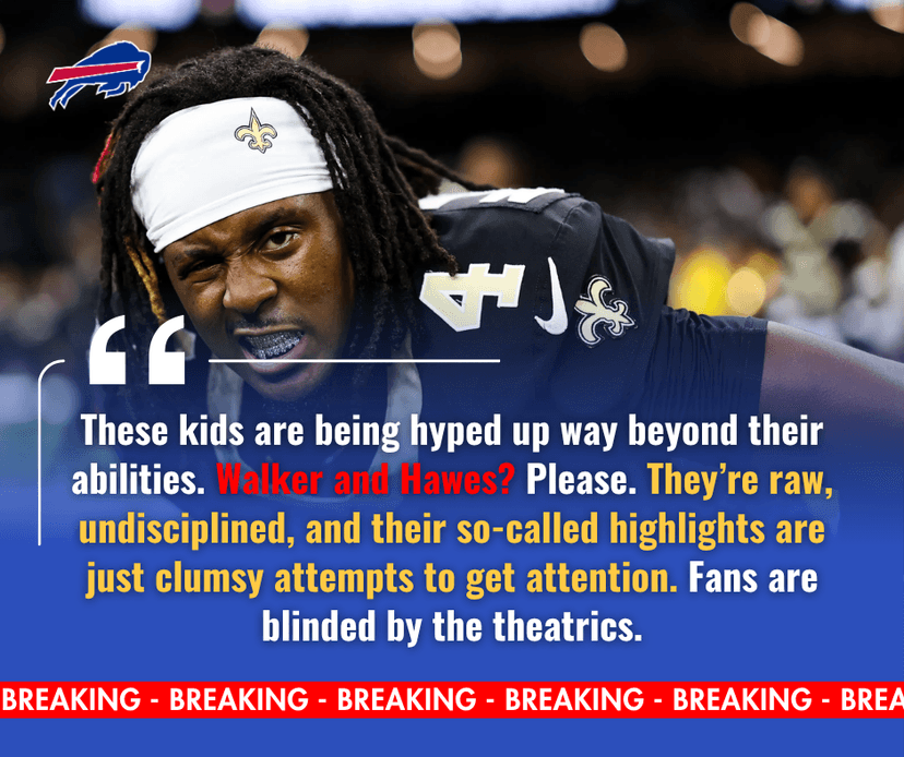 Drama Explodes: Saints Blast Bills’ Young Stars Walker and Hawes — Fans Outraged Over “Disrespect”