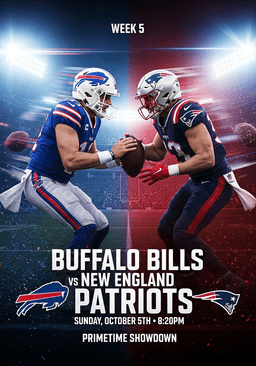 Week 5 NFL Showdown: Buffalo Bills vs New England Patriots – Old Friends, New Enemies