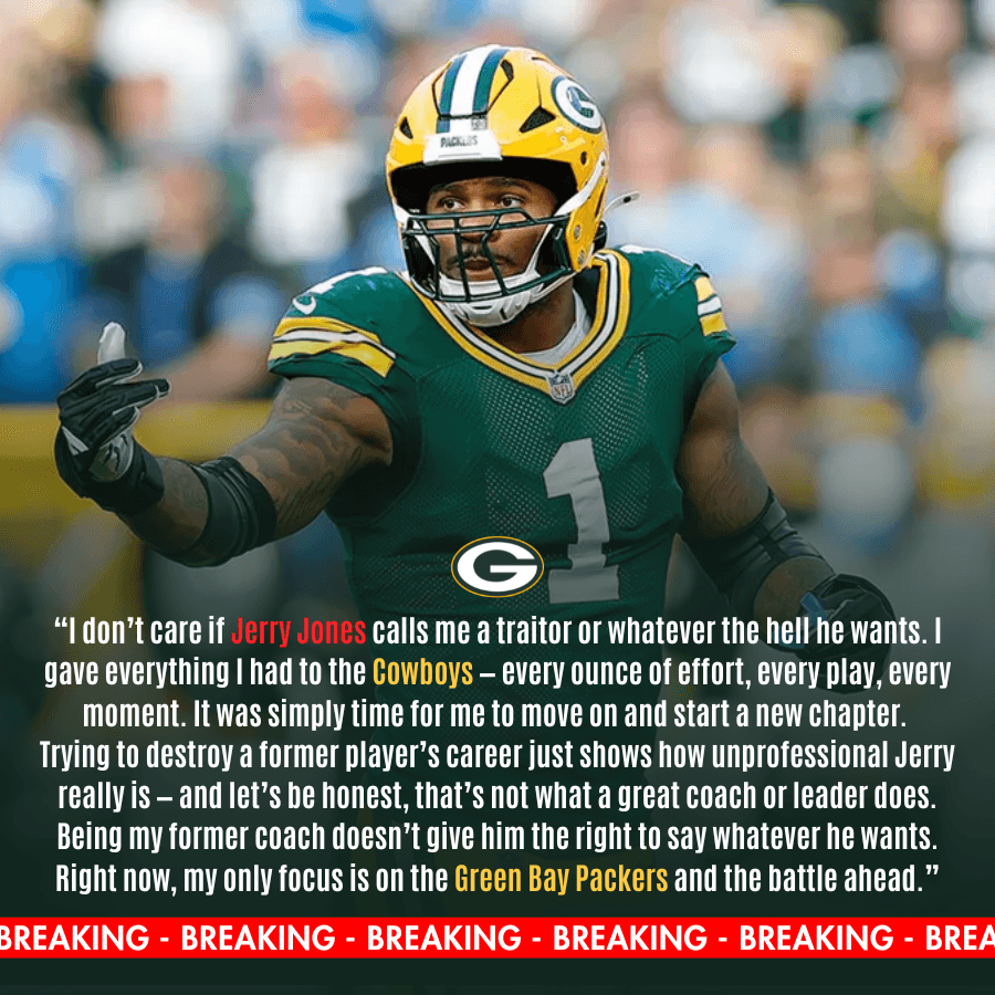BREAKING NEWS - Micah Parsons Breaks His Silence: “I Don’t Care What Jerry Jones Says I’m Focused on the Packers Now”