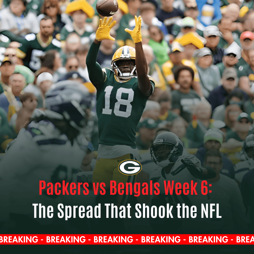 Packers Set the NFL on Fire: Green Bay Shockingly Favored by 14.5 Over Bengals in Week 6