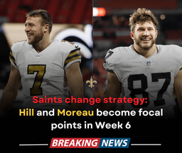 Taysom Hill & Foster Moreau: The Hidden Weapons Behind Saints’ Week 6 Comeback