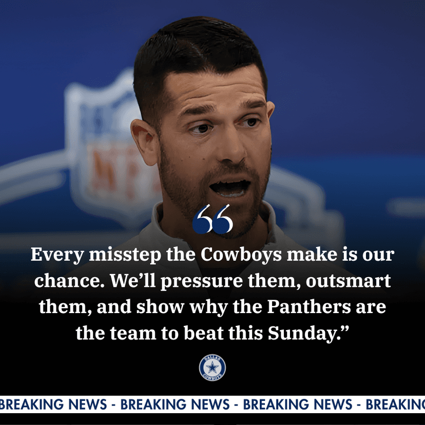 Panthers’ Head Coach Dave Canales Targets Dallas Cowboys Ahead of 12/10 Matchup