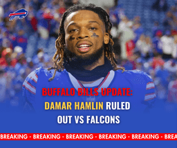 Buffalo Bills Injury Update: Damar Hamlin Placed on IR, Milano and Sanders Ruled Out vs Falcons
