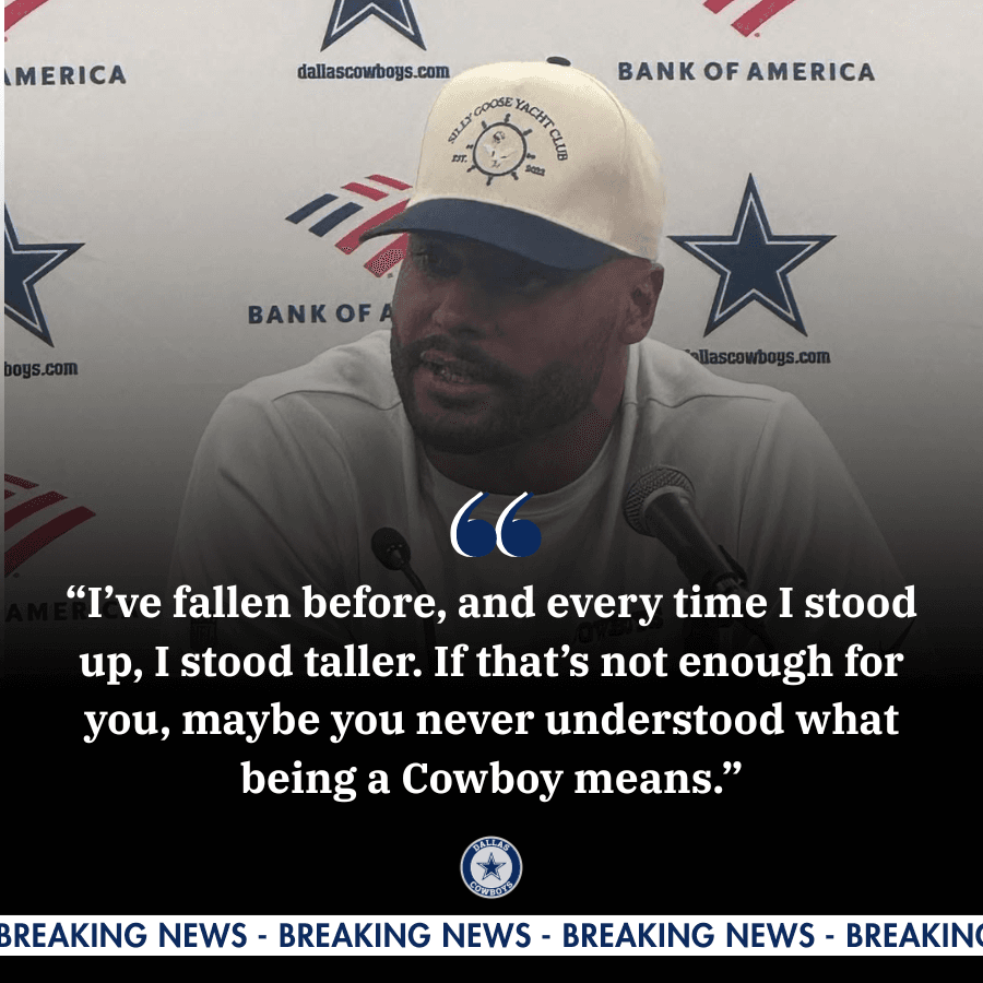 Dak Prescott Fires Back After Panthers Loss: “I Gave It My All!” — Cowboys Fans Split in a War of Words