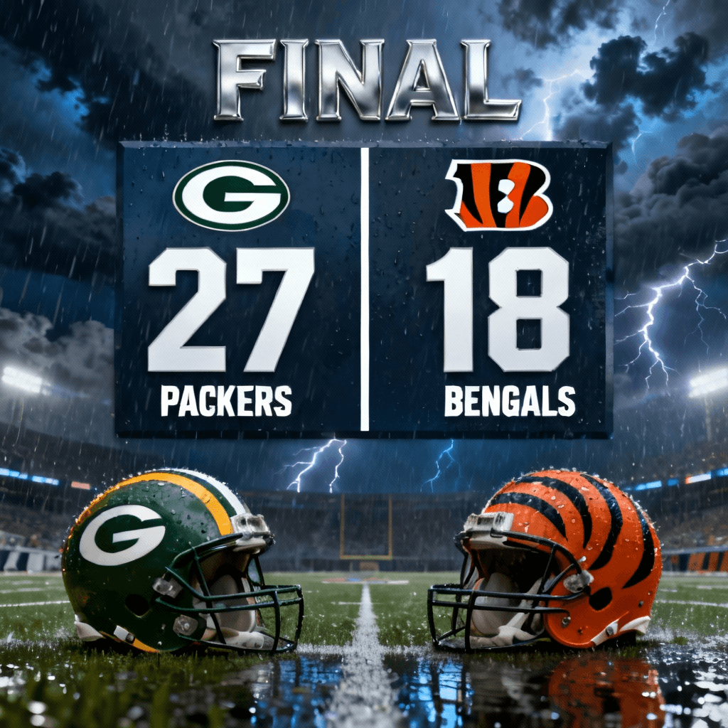 Green Bay Packers 27 – 18 Cincinnati Bengals: Match Review and Winning Spirit