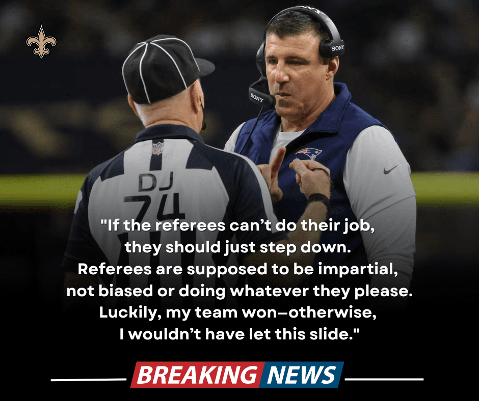 Mike Vrabel Criticizes Officiating After Controversial Patriots Win