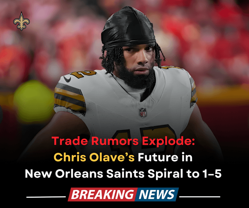 Trade Rumors Explode: Chris Olave’s Future in New Orleans Saints Spiral to 1–5 