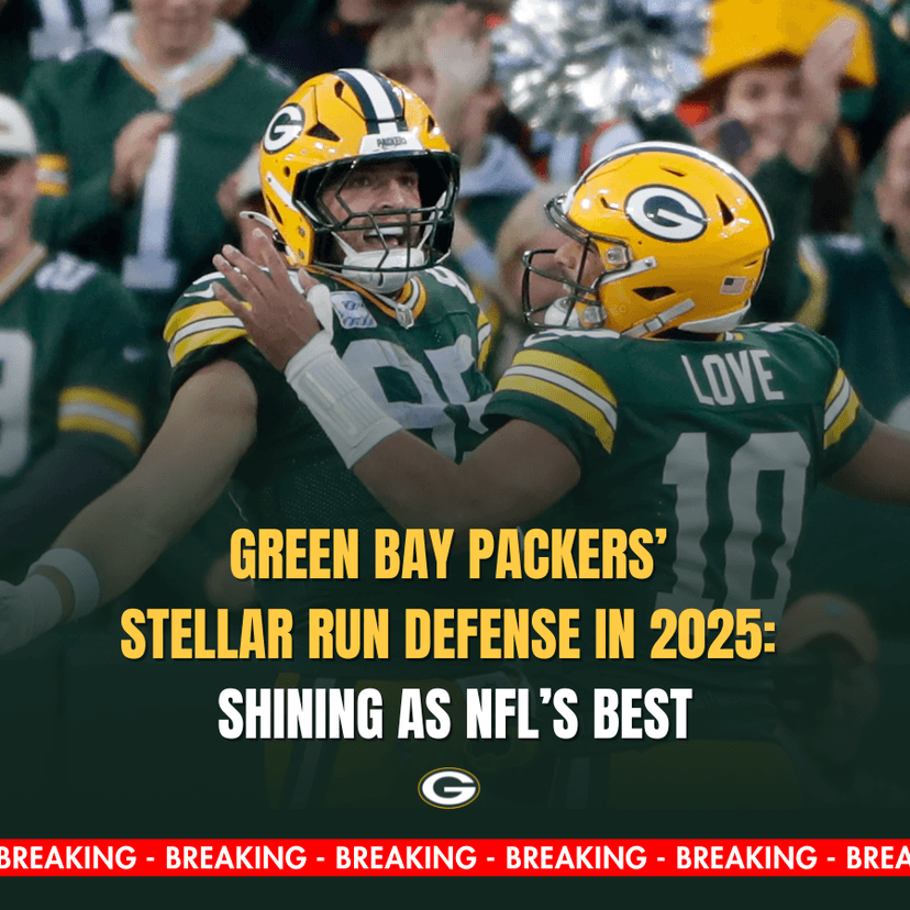 Green Bay Packers’ Elite Run Defense in 2025: NFL’s Top-Ranked Unit