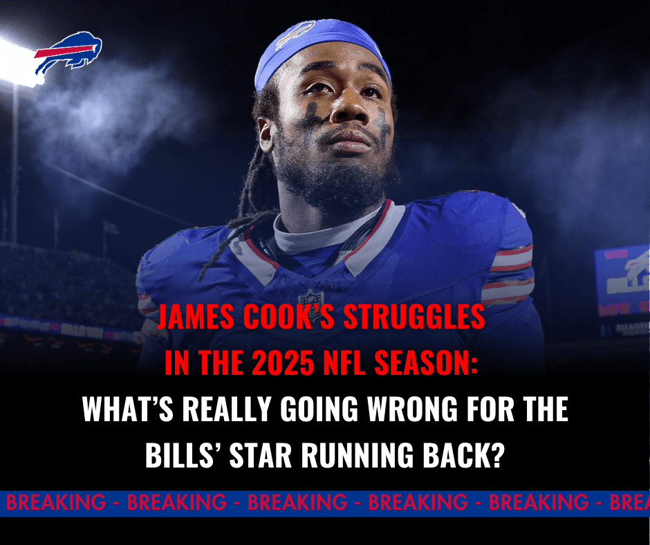James Cook’s Struggles in the 2025 NFL Season: What’s Really Going Wrong for the Bills’ Star Running Back?