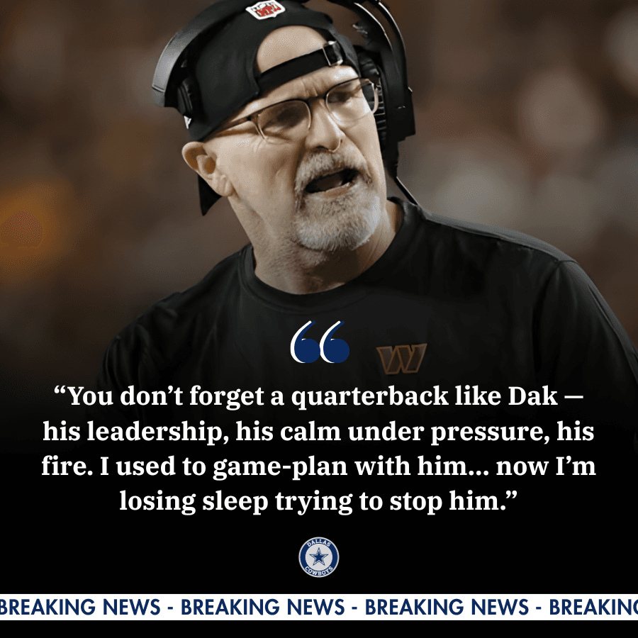 BREAKING NEWS: Washington Commanders coach admits to losing sleep over Dak Prescott