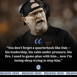 BREAKING NEWS: Washington Commanders coach admits to losing sleep over Dak Prescott
