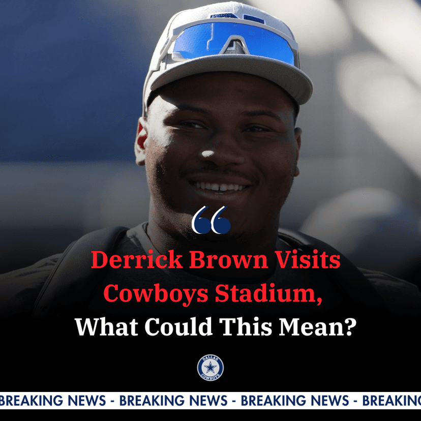 Breaking news: Derrick Brown Visits Cowboys Stadium – What Could This Mean?