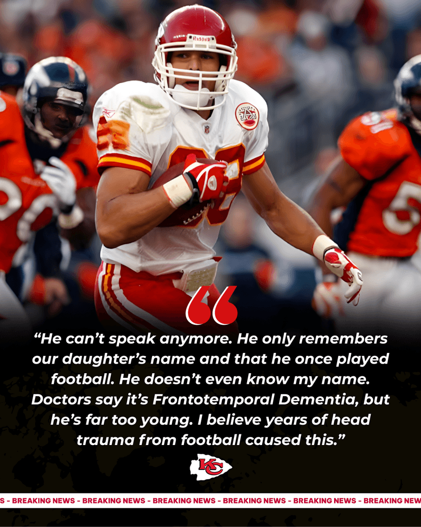 Chiefs Legend Diagnosed with Dementia at 49 - Can't Speak, But Still Remembers Playing for Kansas City