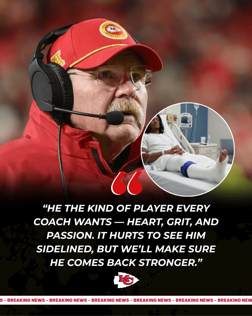 Andy Reid gives running back injury update – Chiefs fans heartbroken after shocking news