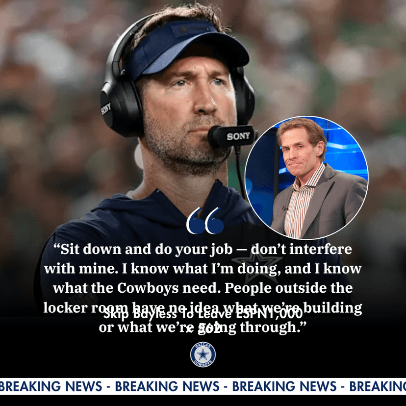 Cowboys OC Brian Schottenheimer Fires Back at Skip Bayless: “Sit Down and Do Your Job — Don’t Interfere with Mine”