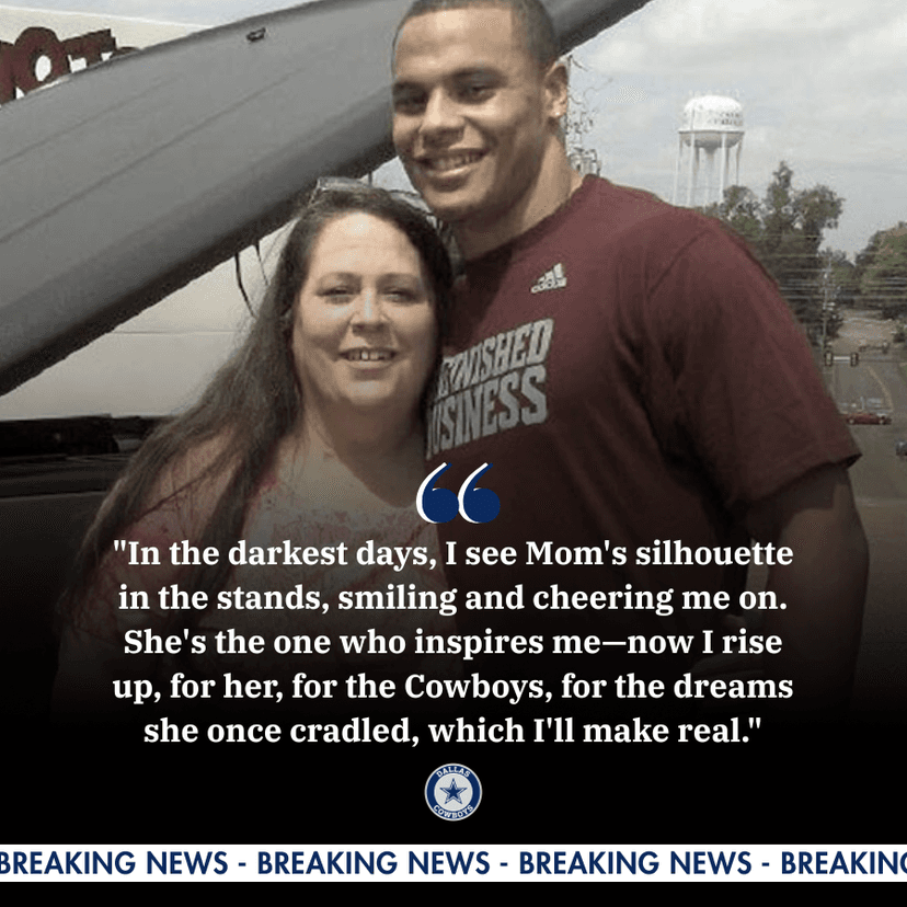 Cowboys Star QB Chokes Up Recalling Late Mother Before Cardinals Clash