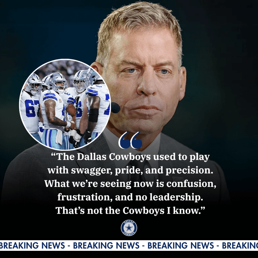 BREAKING NEWS: Troy Aikman slams Cowboys: “No single player can save this team right now.”