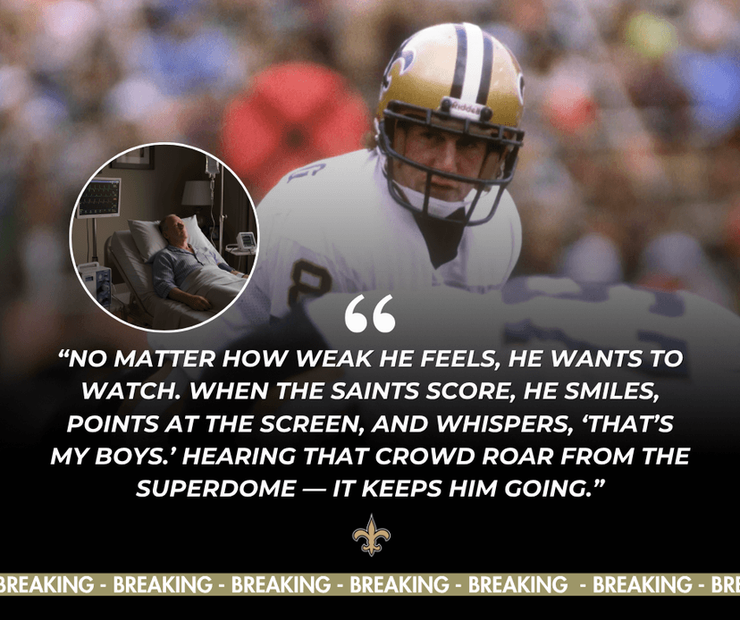 Saints QB Legend Fights After Stroke But Never Misses a Game – Family Shares His Everlasting Love for New Orleans