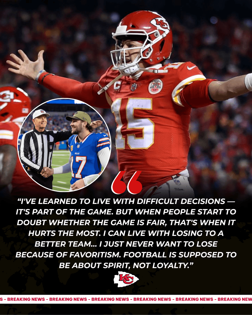Head Referee Accused of Being a Secret Bills Fan – Controversy Erupts After Chiefs vs Bills Clash