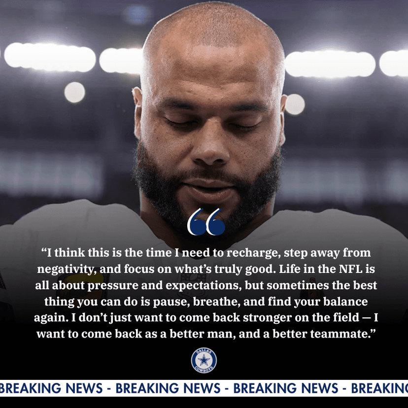 Dak Prescott Reveals 5 Things to Do During Bye Week - Number 5 Will Surprise Fans