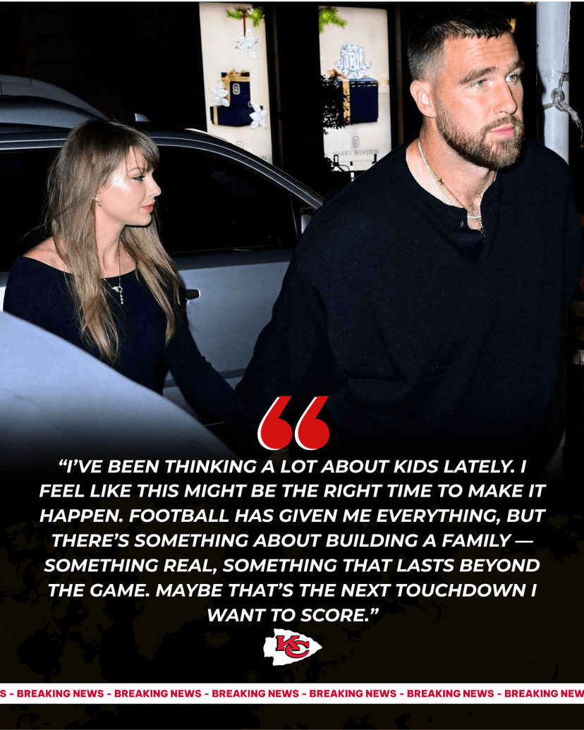 Travis Kelce and Taylor Swift reportedly plan to have a baby during Chiefs’ bye week