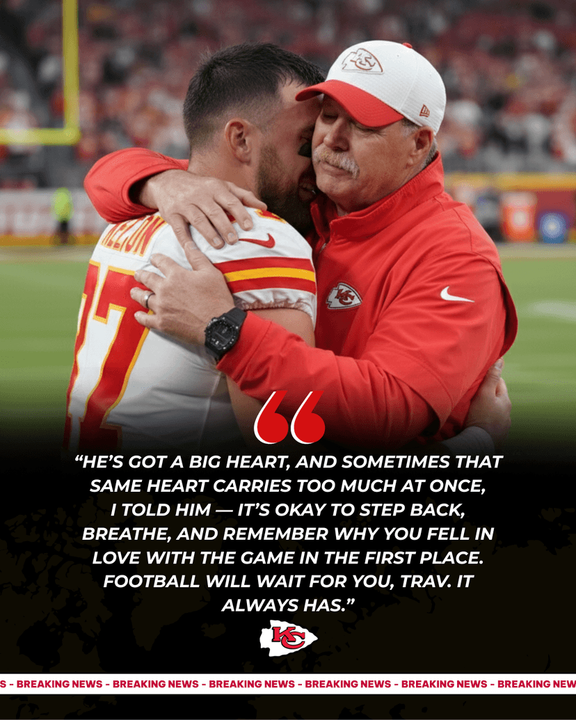 Travis Kelce admits it's hard to balance love and football in his relationship with Taylor Swift - Andy Reid's sympathy moves fans