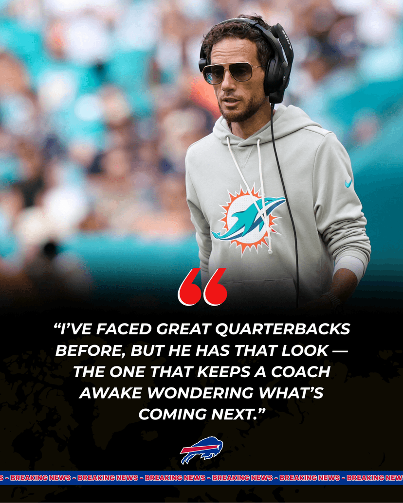 BREAKING NEWS: Dolphins coach Mike McDaniel loses sleep over threat from Bills star QB
