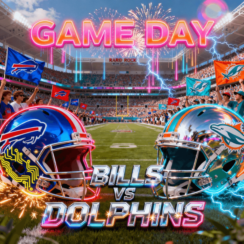 🚨 KICKOFF ALERT: Buffalo Bills vs Miami Dolphins – Hard Rock Stadium Explodes as Bills Return for Revenge