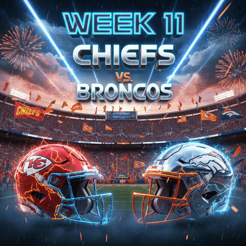 Kansas City Chiefs vs Denver Broncos – Week 11 Showdown at Mile High: Can Mahomes Reclaim the AFC West?