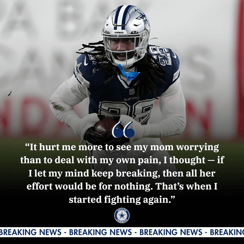 From Darkness to Determination: Cowboys Star Reveals His Mother Worked as a Stadium Janitor Just to Stay Close During His Recovery