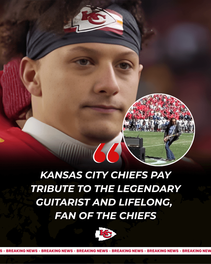 Kansas City Chiefs Pay Tribute to the Legendary Guitarist and Lifelong Fan of the Chiefs
