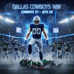 🔥 DALLAS DOMINATION: Cowboys Obliterate Jets 37–22 in Statement Win That Shakes the NFL! 💪💙⭐