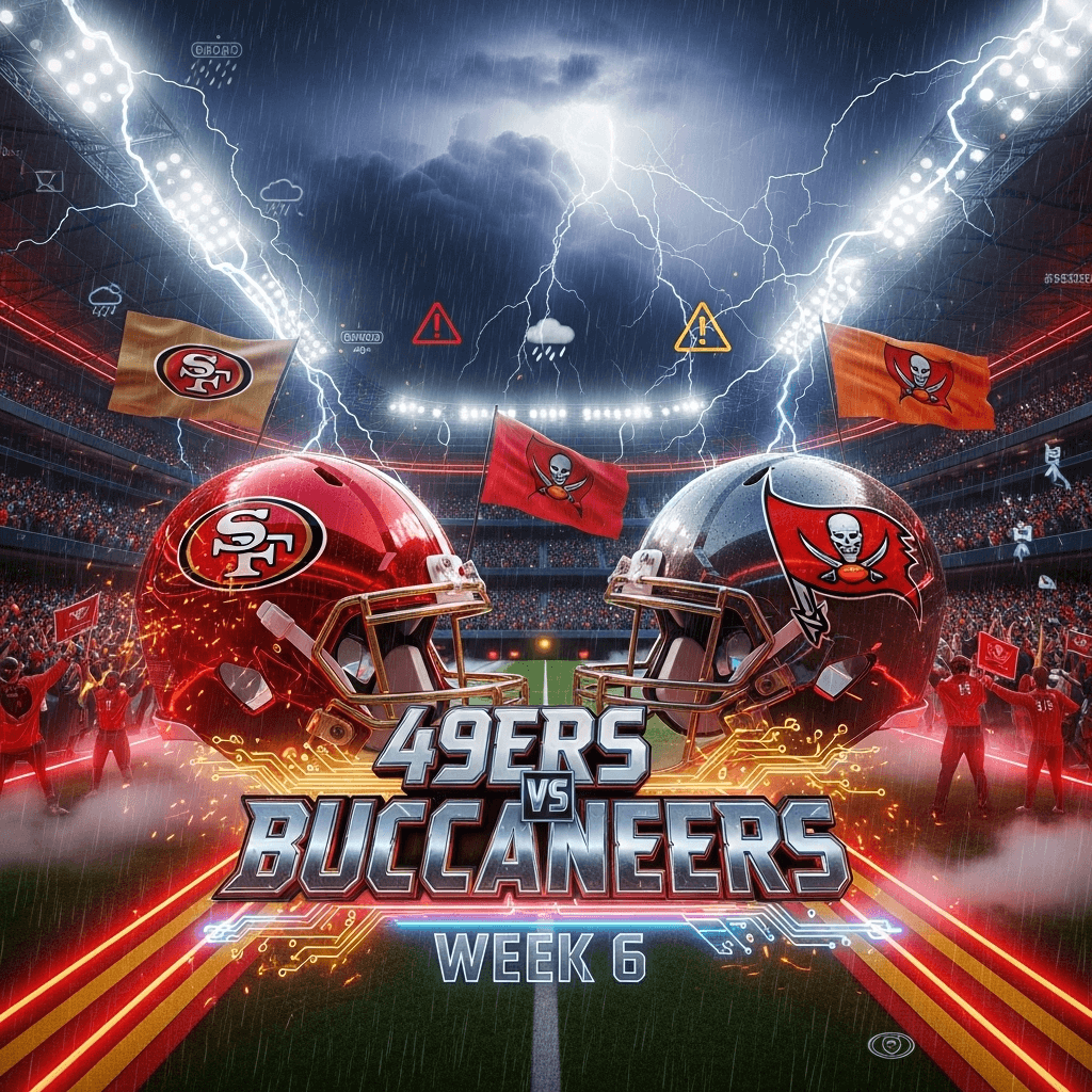 📺 How to Watch: 49ers vs Buccaneers — Week 6