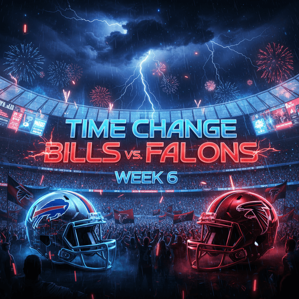 Time Update – Bills vs Falcons – Week 6 Game Information