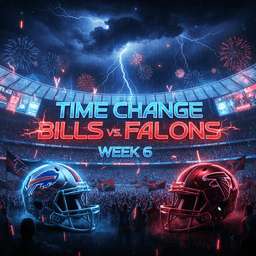 Time Update – Bills vs Falcons – Week 6 Game Information