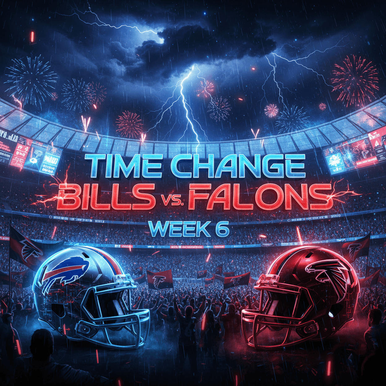 Time Update – Bills vs Falcons – Week 6 Game Information