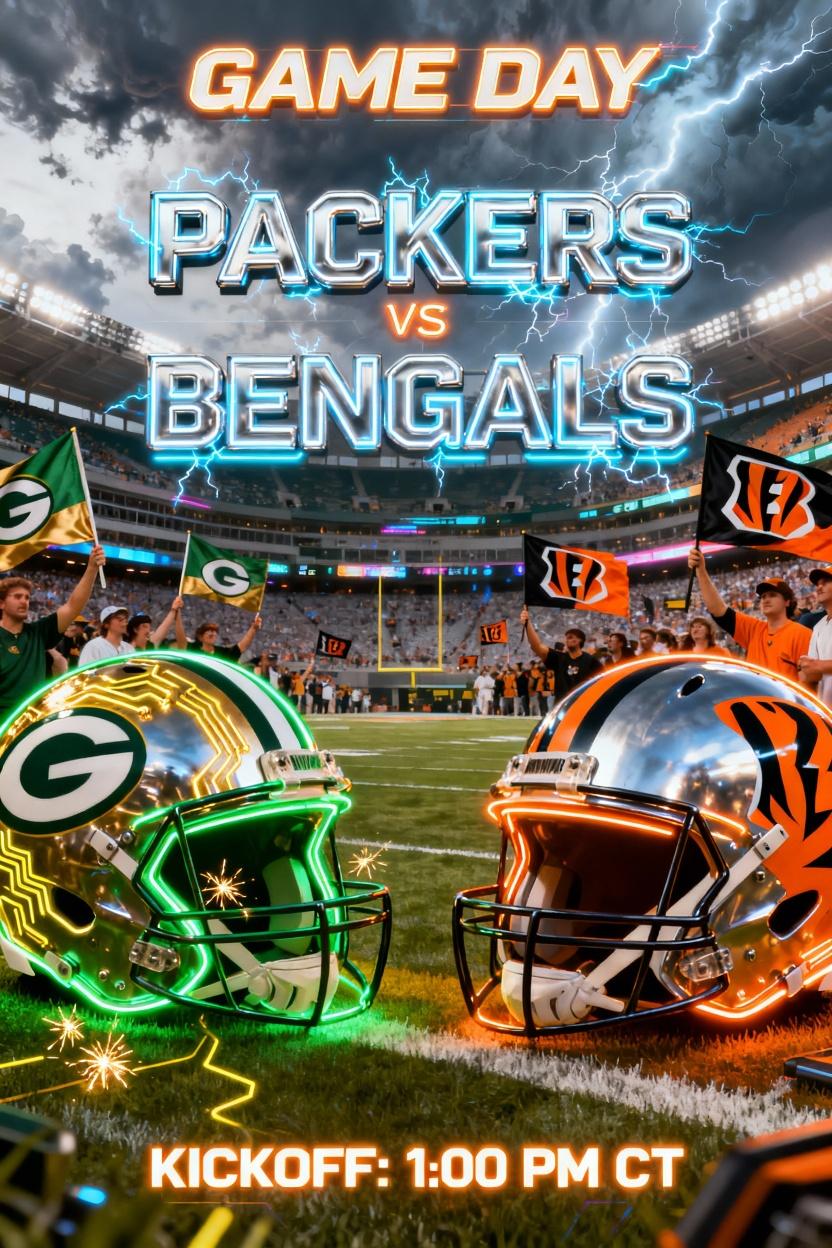 🚨 KICKOFF ALERT: Packers vs Bengals — Jordan Love vs Joe Burrow, Micah Parsons’ Revenge Game Lights Up Week 6! 🔥🏈