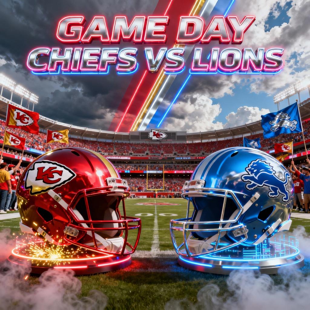 🚨 KICKOFF ALERT: Chiefs vs Lions — Patrick Mahomes Returns to Arrowhead for a Sunday Night Showdown! 🔥🏈