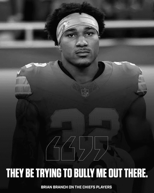 🚨 Brian Branch Claims Chiefs “Bullied” Him During Last Night’s Game — Sparks Postgame Controversy 😤🔥