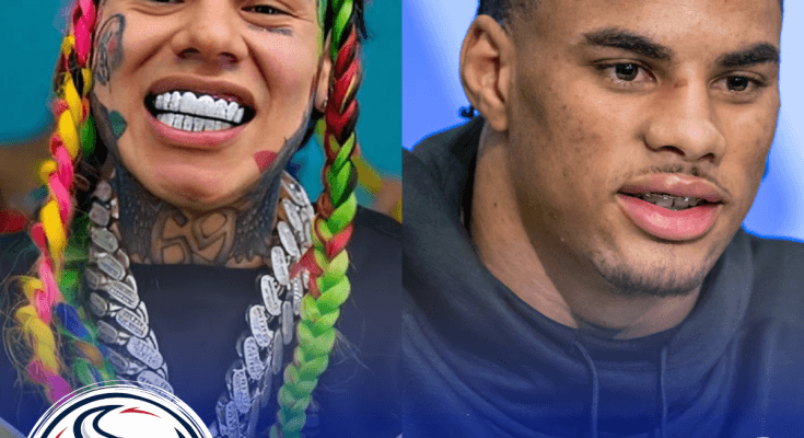 🚨 6ix9ine Feuds with Bills Rookie Keon Coleman After Viral Comment — “At Least My Games Have Kids Watching… Yours Have the FBI!” 😳💙❤️🔥