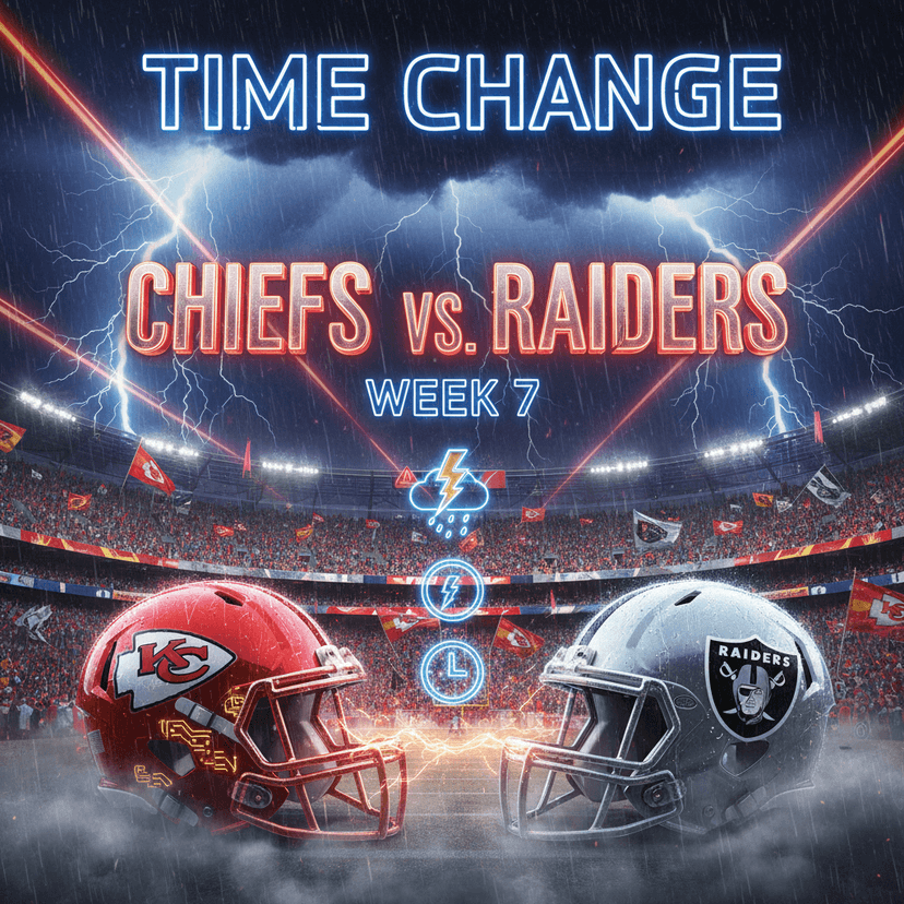 🔥 TIME CHANGE ALERT: Chiefs vs Raiders Fate-Deciding Clash Could Be Rescheduled Due to San Francisco Event! ⚠️🏈